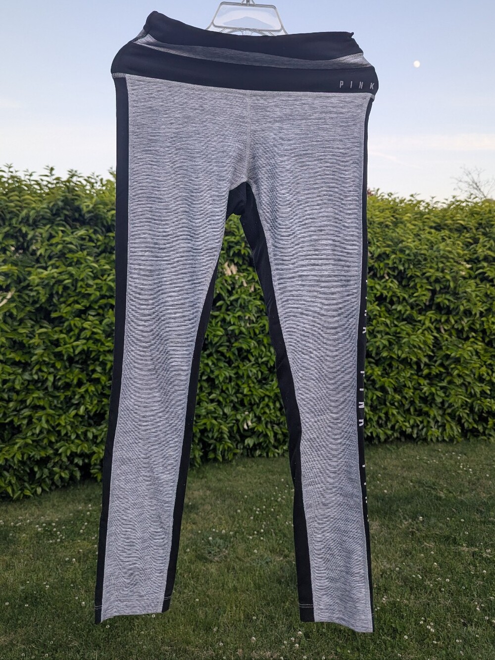 Victoria's Secret PINK Grey and Black Performance Leggings